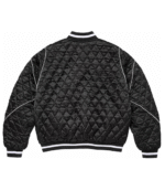 Supreme Quilted Satin Varsity Jacket 6