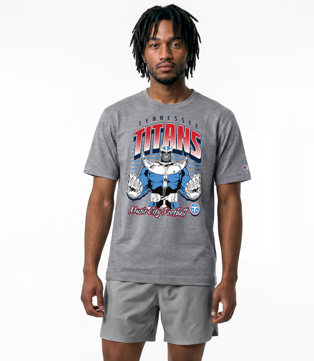 Tennessee Titans Disney x Champion Thanos All-Star T-Shirt 1 (1) Tennessee Titans Disney x Champion Thanos All-Star T-Shirt 1 (1)