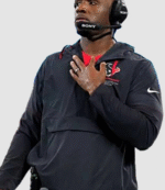 Texans Preseason 2026 DeMeco Ryans Anorak Half-Zip Jacket 3
