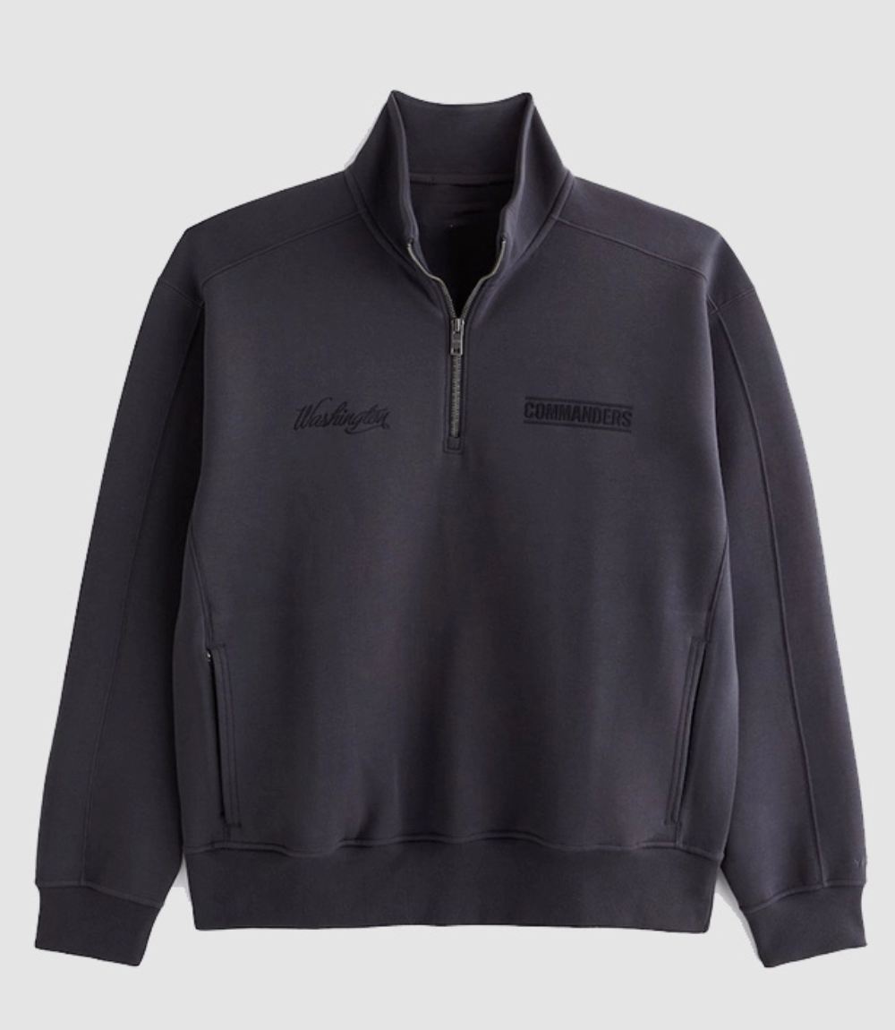 Washington Commanders Abercrombie & Fitch Half-Zip Sweatshirt 2 Washington Commanders Abercrombie & Fitch Half-Zip Sweatshirt 2