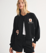 Abercrombie Cincinnati Bengals Sunday Shrunken Cardigan Jacket 1