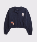 Abercrombie Denver Broncos Sunday Shrunken Cardigan Jacket 2
