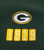 Abercrombie Green Bay Packers Sunday Shrunken Cardigan Jacket 4