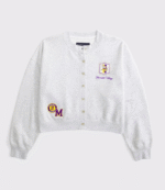 Abercrombie Minnesota Vikings Sunday Shrunken Cardigan Jacket 3