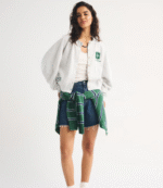 Abercrombie New York Jets Sunday Shrunken Cardigan Jacket 1