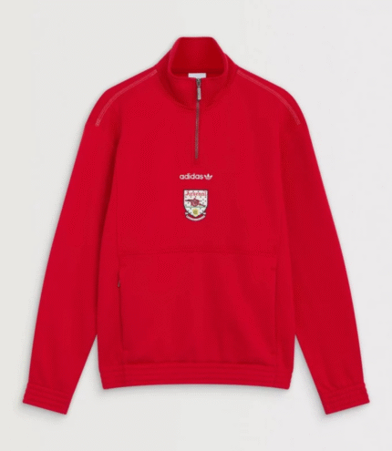 Arsenal adidas 2627 EQT Half Zip Sweatshirt 2