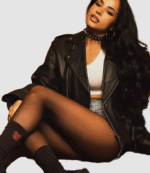 Becky G UGG x Willy Chavarria Leather Jacket 2