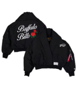 Buffalo Bills New Era x Alpha Industries Shawl Collar Bomber Jacket 2