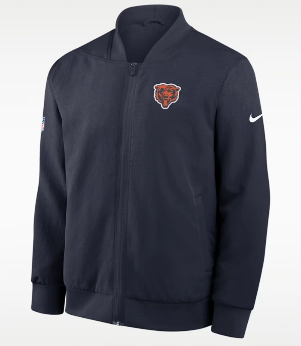Chicago Bears 2026 Nike Rivalries Sideline Jacket 1 Chicago Bears 2026 Nike Rivalries Sideline Jacket 1