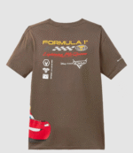 Disney and Pixar’s Cars F1 Lightning McQueen Brown T-Shirt 3