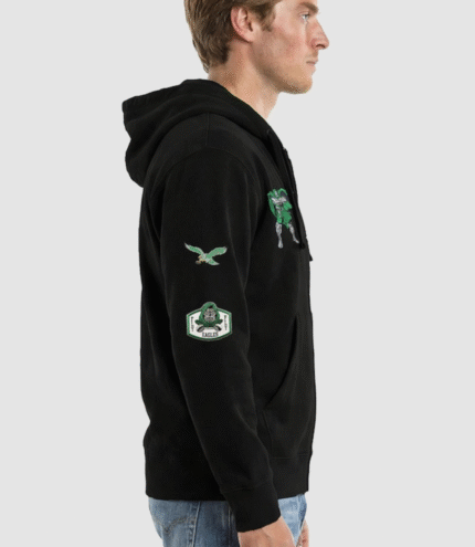Disney x Champion 2026 Philadelphia Eagles Doctor Doom All-Star Zip Hoodie 4
