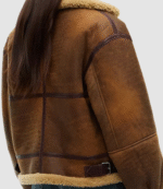 Gigi Hadid Tommy Hilfiger Aviator Jacket 4