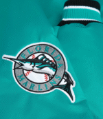 HOMAGE X Starter Marlins Heavyweight Satin Jacket 2