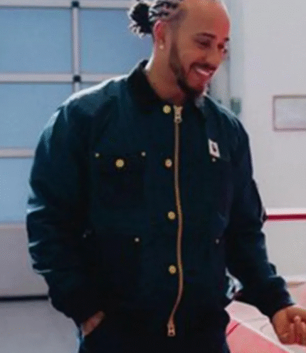 Lewis Hamilton Sacai x Carhartt WIP Twill Duck Canvas Blouson Jacket 3