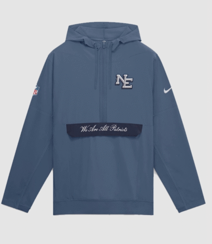 New England Patriots 2026 Nike Rivalries Sideline Anorak Jacket 1