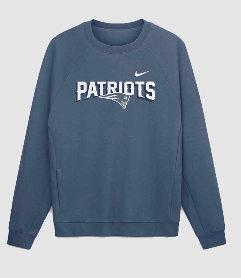 Nike 2026 New England Patriots Rivalries Crew Sweatshirt 1 Nike 2026 New England Patriots Rivalries Crew Sweatshirt 1