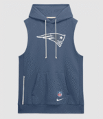 Nike 2026 New England Patriots Rivalries Sideline Sleeveless Hoodie 1