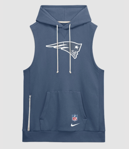 Nike 2026 New England Patriots Rivalries Sideline Sleeveless Hoodie 1