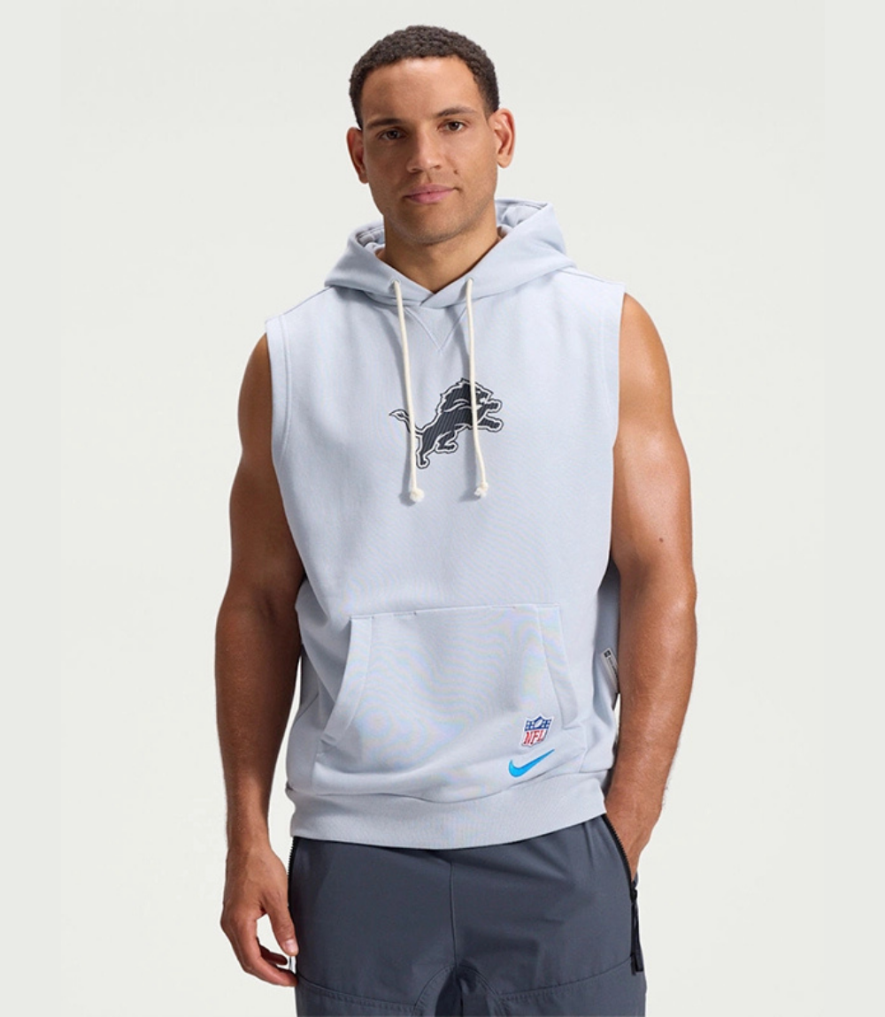 Nike Detroit Lions Rivalries 2026 Sideline Sleeveless Hoodie 1 Nike Detroit Lions Rivalries 2026 Sideline Sleeveless Hoodie 1