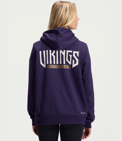Nike Minnesota Vikings Rivalries 2026 Womens Sideline Hoodie 1