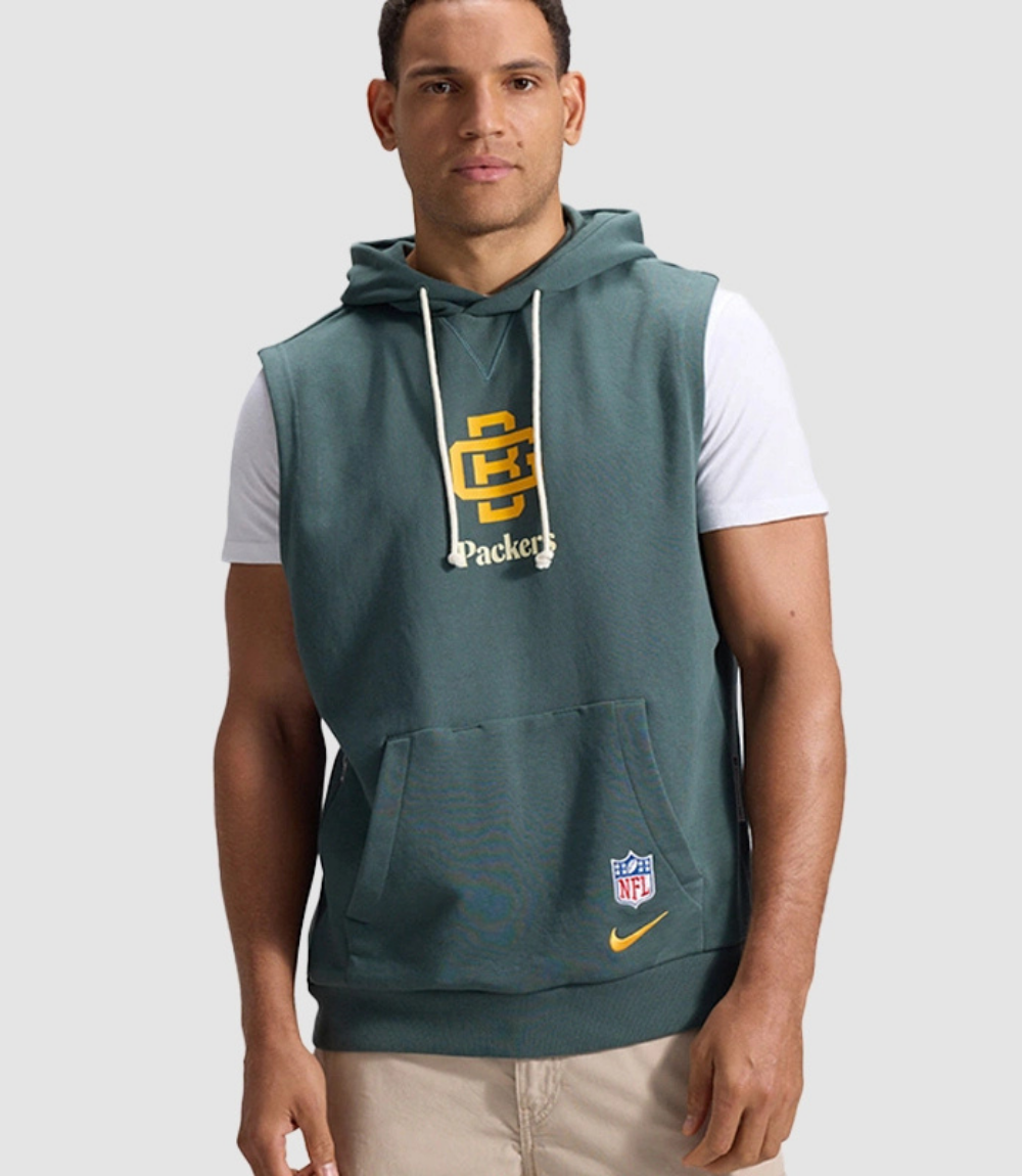 Nike Packers Rivalries 2026 Sideline Sleeveless Hoodie 1 Nike Packers Rivalries 2026 Sideline Sleeveless Hoodie 1