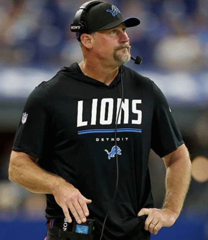 Preseason 2026 Dan Campbell Lions Short Sleeve Hooded T-Shirt 4