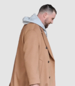 Travis Kelce NYC Brown Trench Coat 2