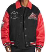 AVIREX Team Eagle Wool Leather Jacket 3