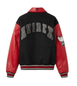 AVIREX Team Eagle Wool Leather Jacket 4