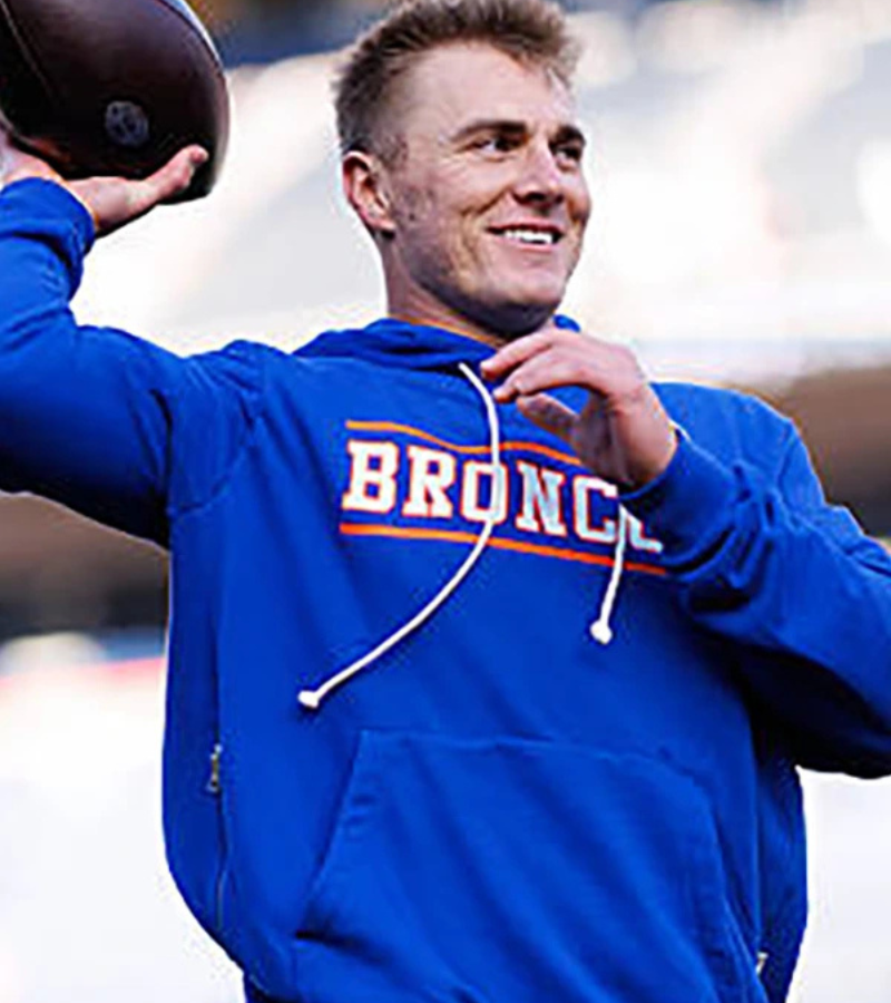 Bo Nix Denver Broncos 2026 Sideline Alt Hoodie 1 Bo Nix Denver Broncos 2026 Sideline Alt Hoodie 1