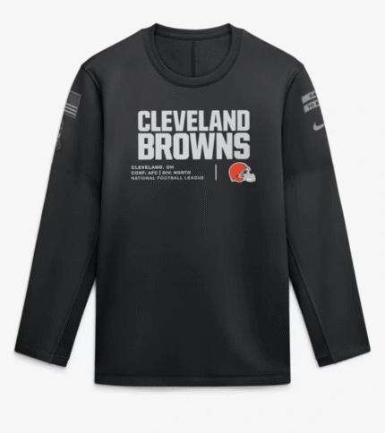 Browns 2026 Salute to Service Crewneck Sweatshirt 1
