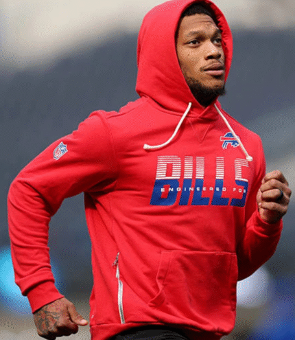 Buffalo Bills 2026 DJ Moore Sideline Hoodie