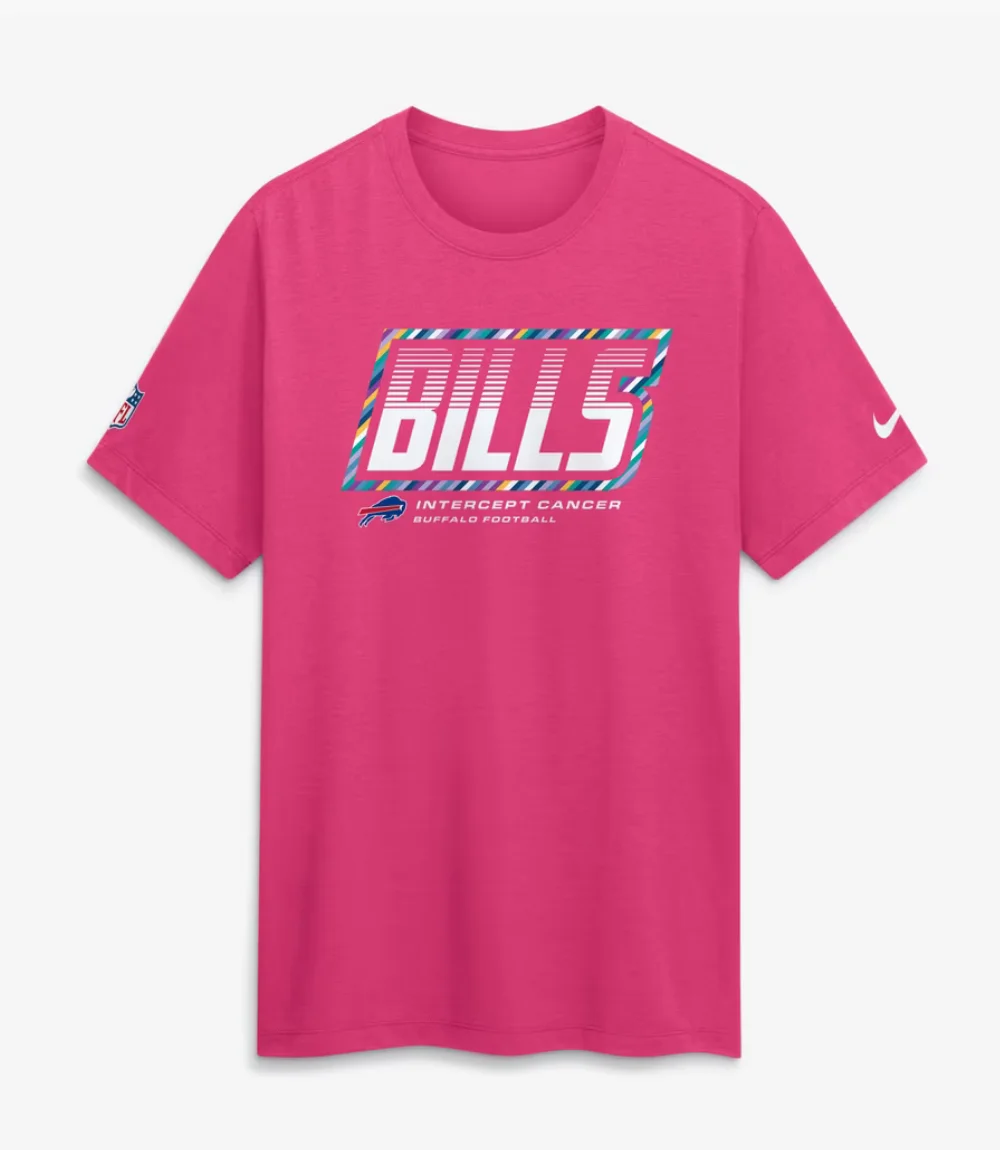 Buffalo Bills 2026 Pink Crucial Catch T-Shirt 2 Buffalo Bills 2026 Pink Crucial Catch T-Shirt 2