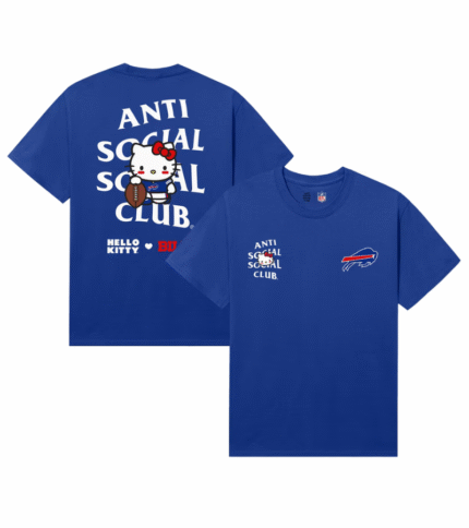 Buffalo Bills ASSC Royal Hello Kitty Blitz T-Shirt 3
