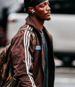 Carnell Tate Adidas Brown Track Jacket 1