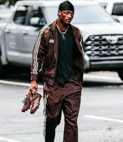 Carnell Tate Adidas Brown Track Jacket 2