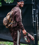 Carnell Tate Adidas Brown Track Jacket 3
