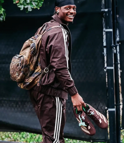 Carnell Tate Adidas Brown Track Jacket 3