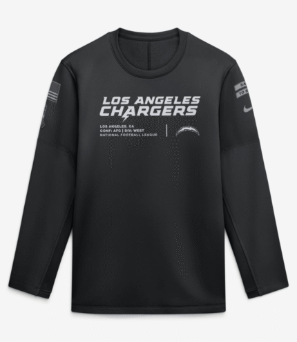 Chargers 2026 Salute to Service Crewneck Sweatshirt 1