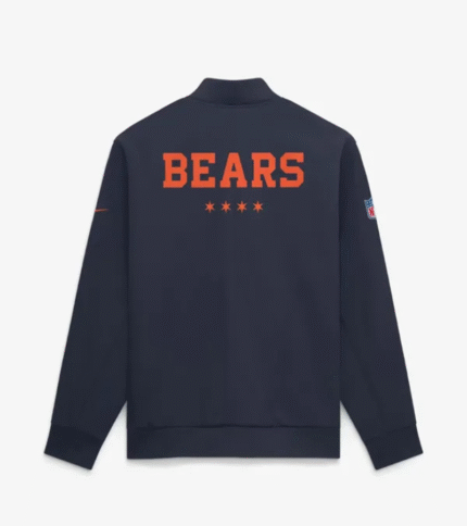 Chicago Bears 2026 Nike Rivalries Sideline Bomber Jacket 2
