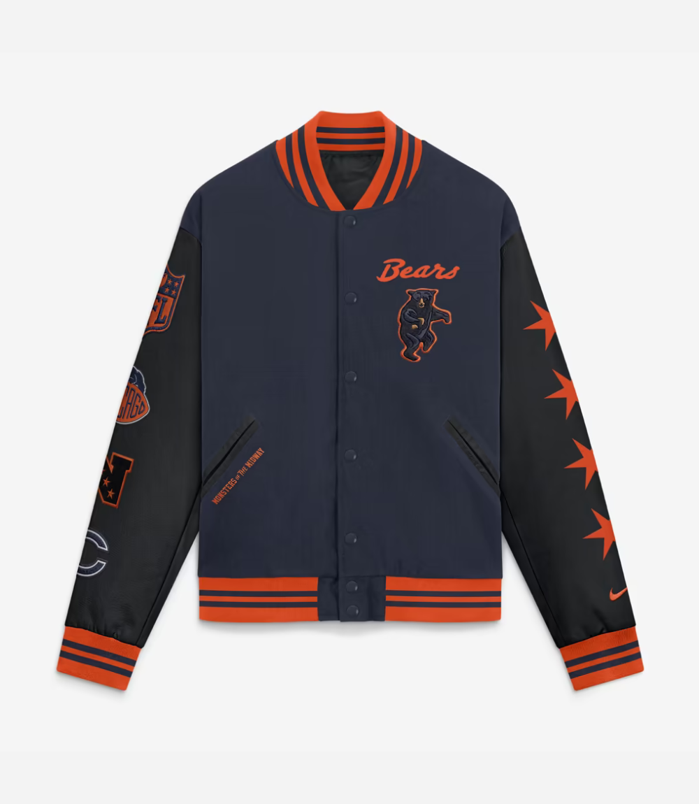 Chicago Bears Nike 2026 Rivalries Varsity Jacket 2 Chicago Bears Nike 2026 Rivalries Varsity Jacket 2