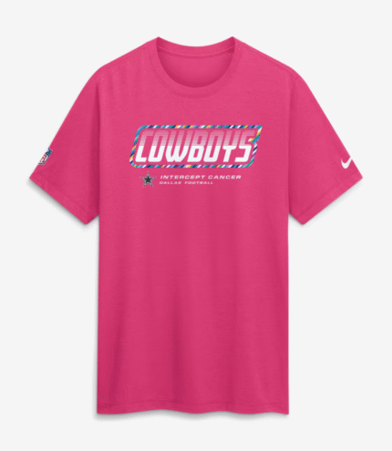 Dallas Cowboys 2026 Pink Crucial Catch T-Shirt 1