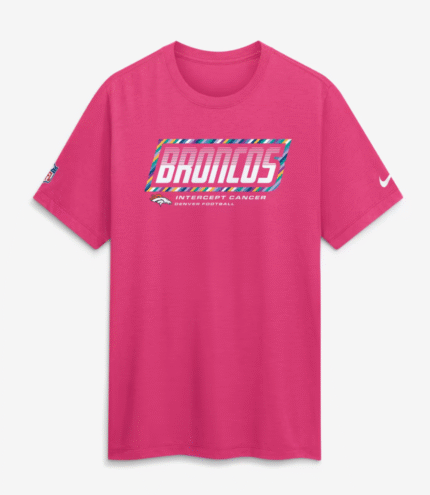 Denver Broncos 2026 Pink Crucial Catch T-Shirt 1