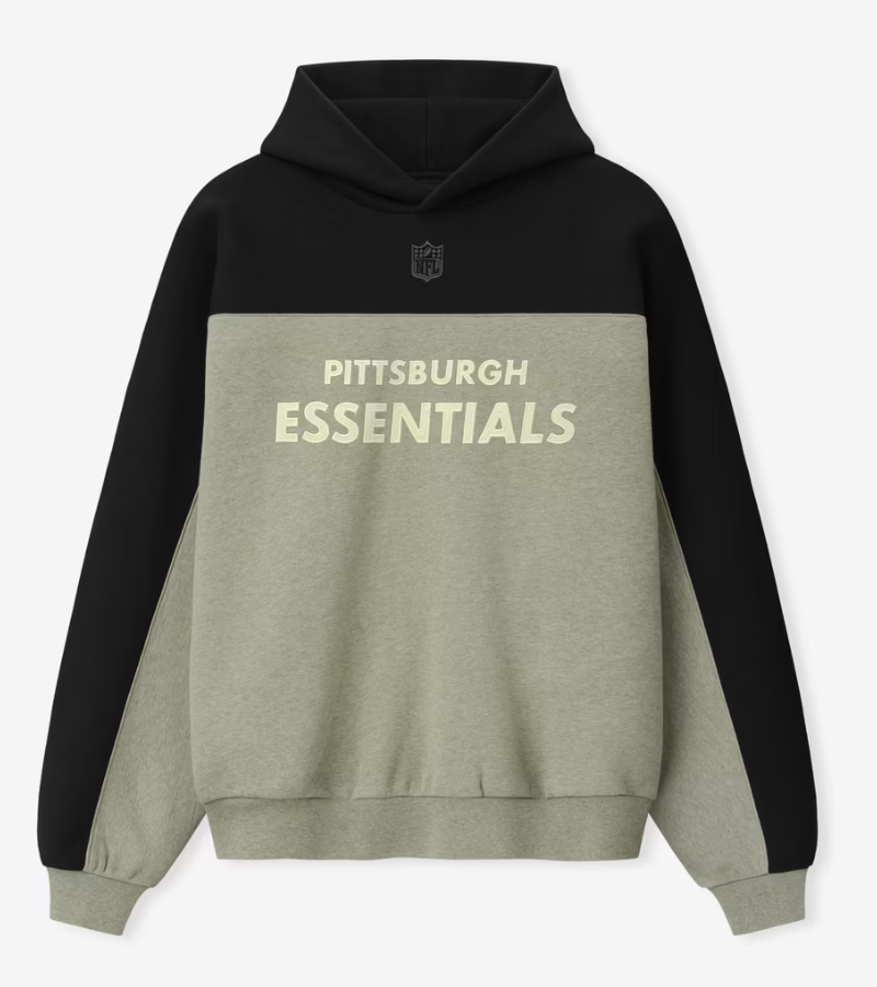 Fear of God x NFL Heather Pittsburgh Steelers 90s Relaxed Hoodie 3 Fear of God x NFL Heather Pittsburgh Steelers 90s Relaxed Hoodie 3