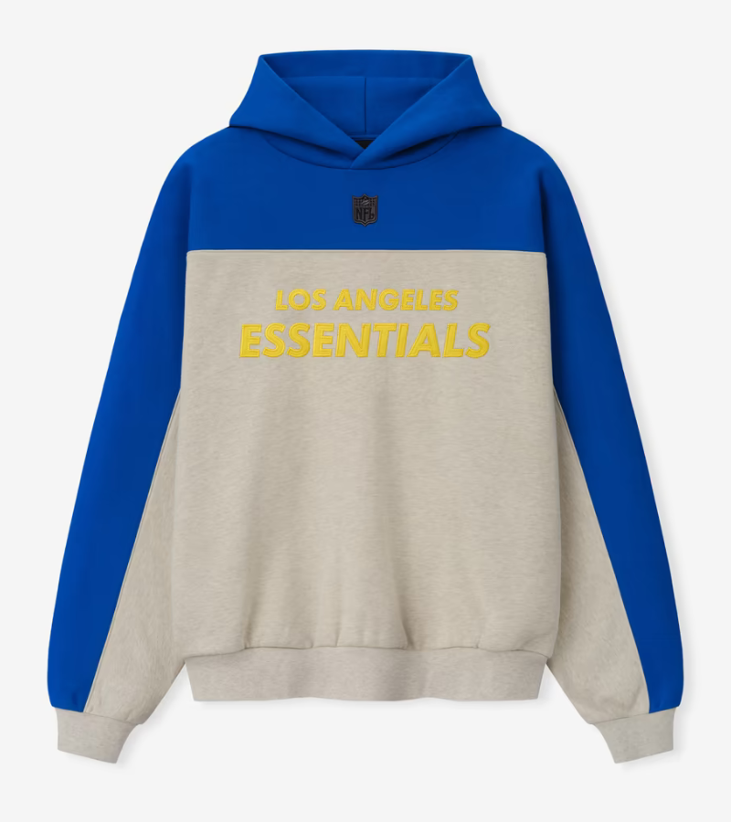 Fear of God x NFL Los Angeles Rams 90s Relaxed Hoodie 1 Fear of God x NFL Los Angeles Rams 90s Relaxed Hoodie 1