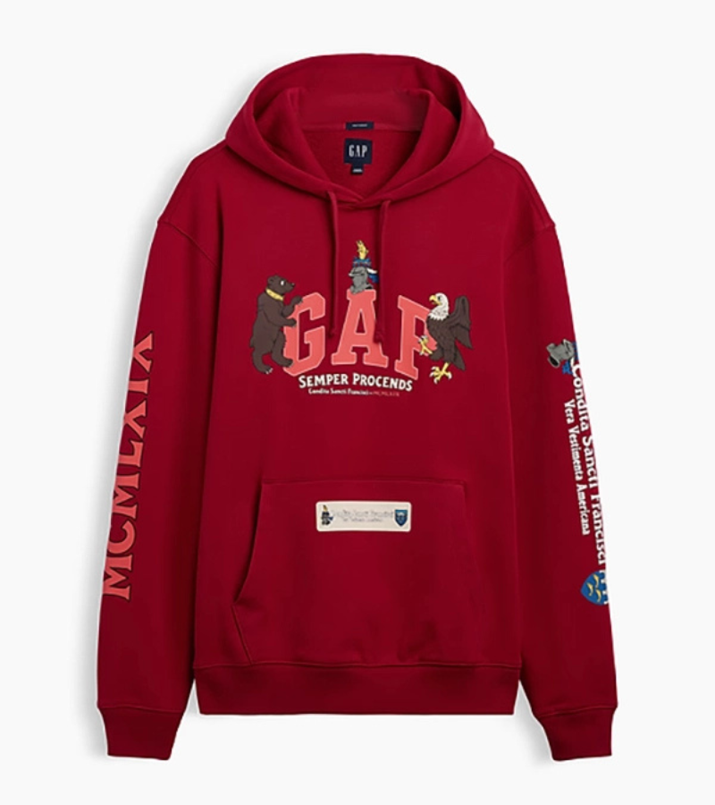GAP x Edward Crutchley Logo Hoodie 6