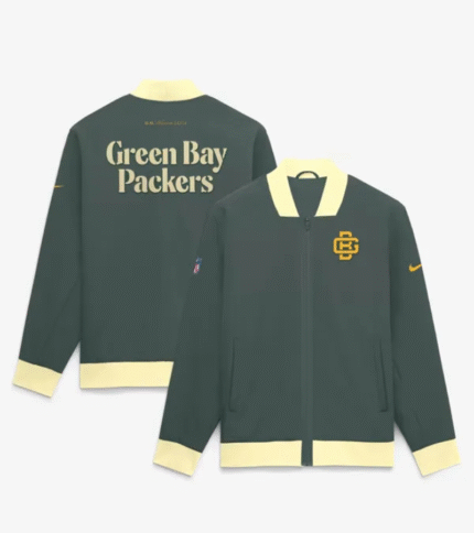 Green Bay Packers 2026 Nike Rivalries Sideline Bomber Jacket 3