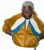Jacksonville Jaguars Leather Kru Track Jacket 3