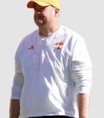 Josh Heupel 2026 Tennessee Volunteers Sideline Quarter-Zip Jacket 3
