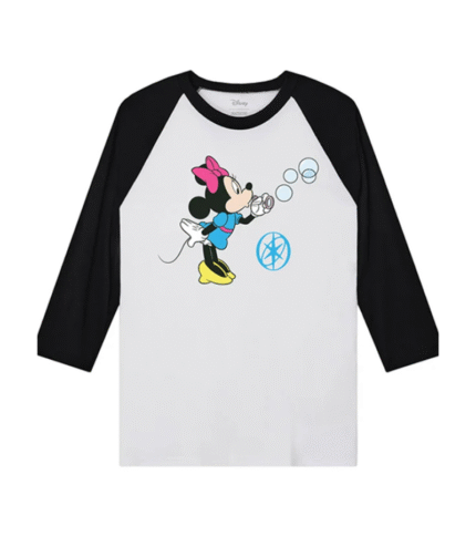 KATSEYE x Disney Mickey & Minnie Raglan Sleeve T-Shirt 1